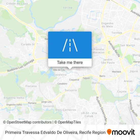 Primeira Travessa Edvaldo De Oliveira map