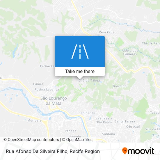 Rua Afonso Da Silveira Filho map