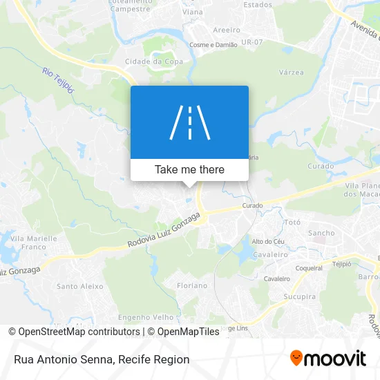 Rua Antonio Senna map