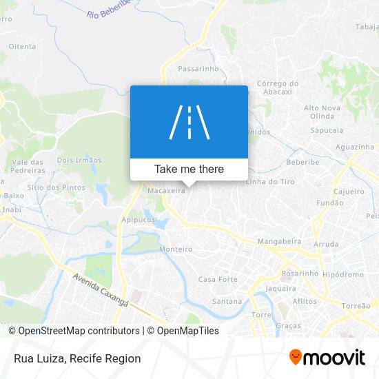 Rua Luiza map