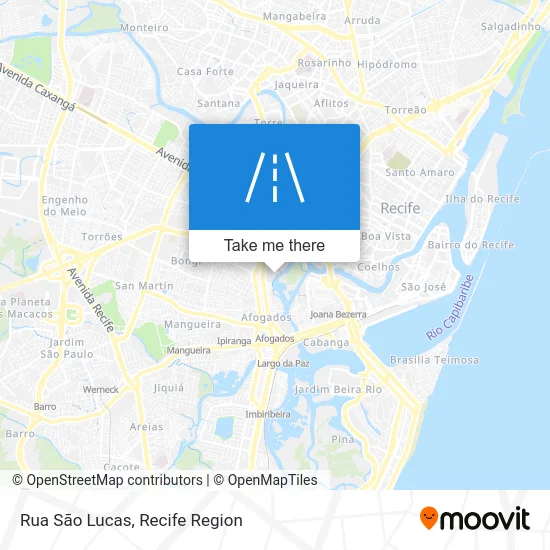 Rua São Lucas map