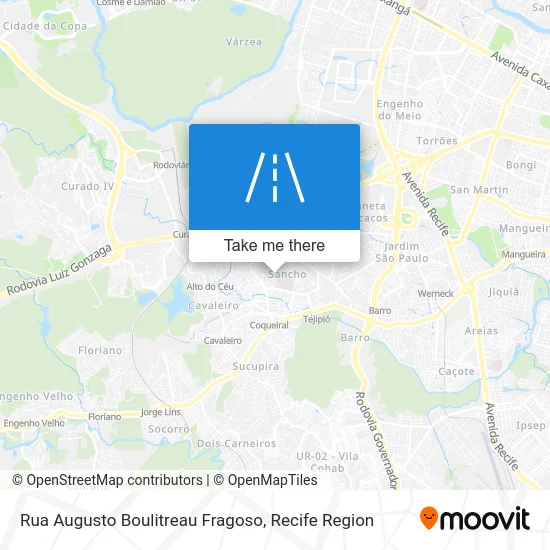 Rua Augusto Boulitreau Fragoso map