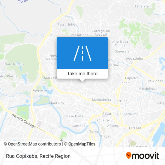 Rua Copixaba map