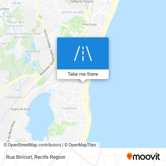 Rua Biricuri map
