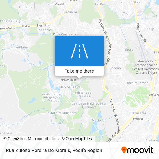 Rua Zuleite Pereira De Morais map