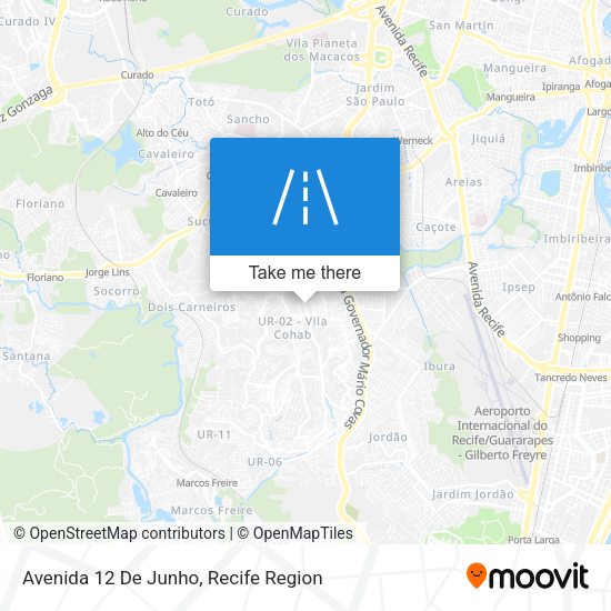 Avenida 12 De Junho map