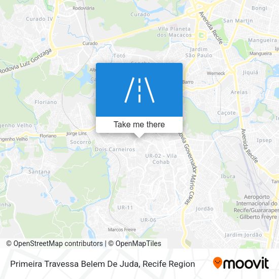 Primeira Travessa Belem De Juda map