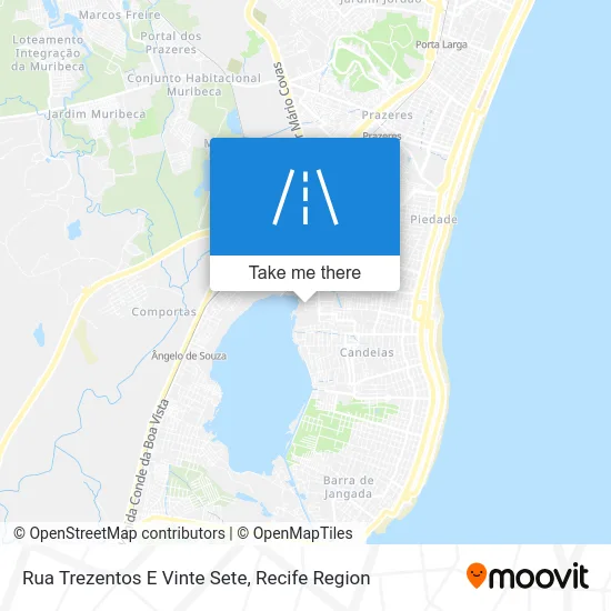 Rua Trezentos E Vinte Sete map