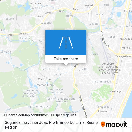 Segunda Travessa Joao Rio Branco De Lima map