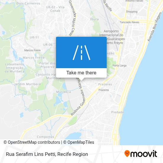 Rua Serafim Lins Petti map