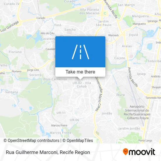 Rua Guilherme Marconi map