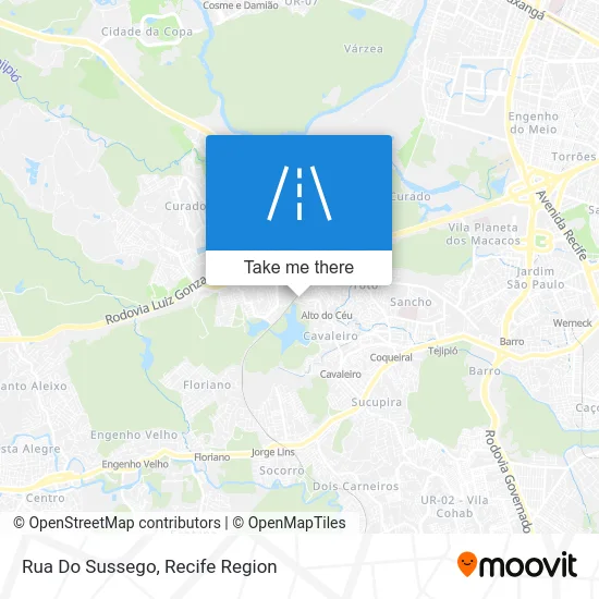 Rua Do Sussego map