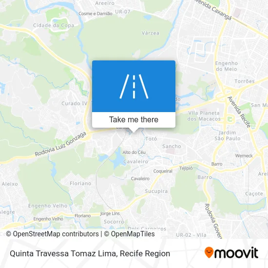 Quinta Travessa Tomaz Lima map