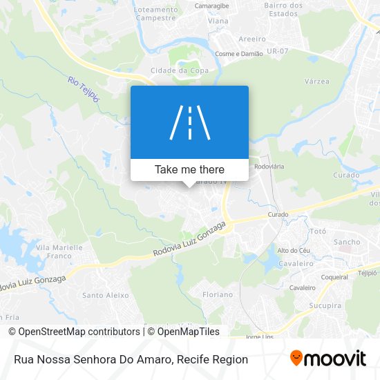 Rua Nossa Senhora Do Amaro map