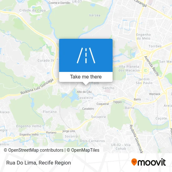 Rua Do Lima map
