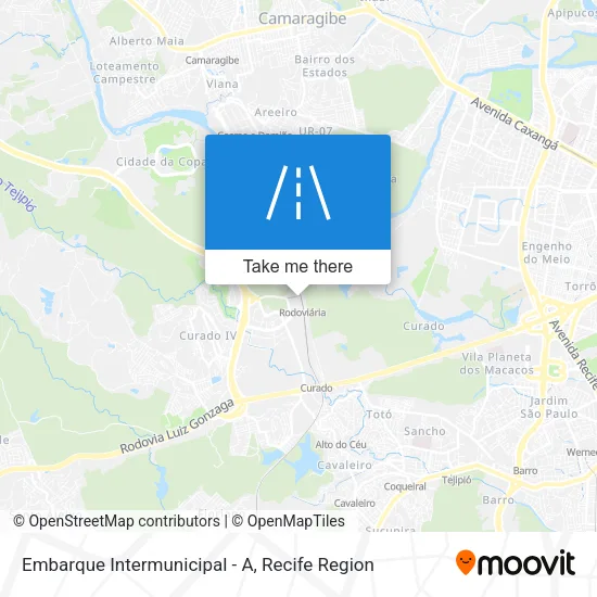 Embarque Intermunicipal - A map