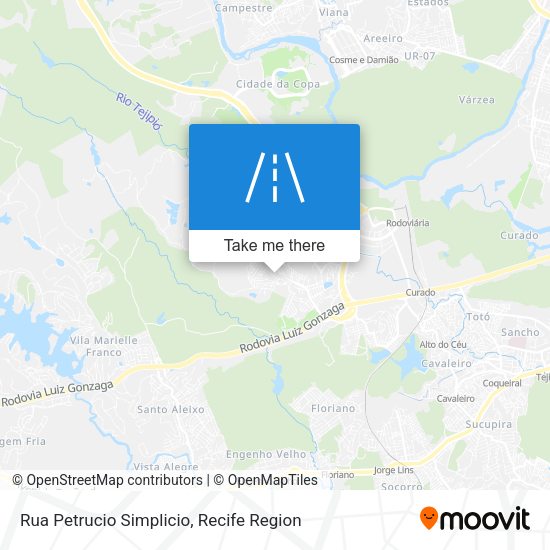 Rua Petrucio Simplicio map