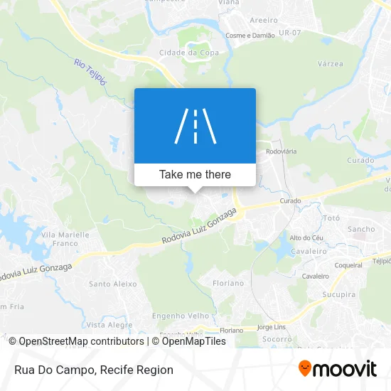 Rua Do Campo map