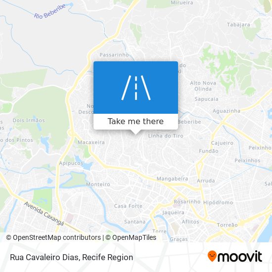 Rua Cavaleiro Dias map