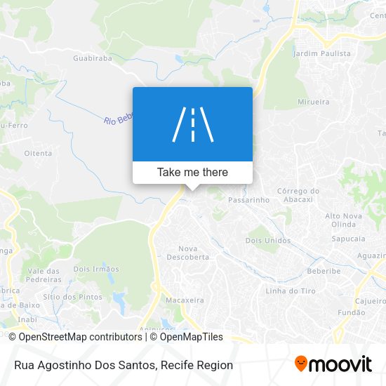 Rua Agostinho Dos Santos map