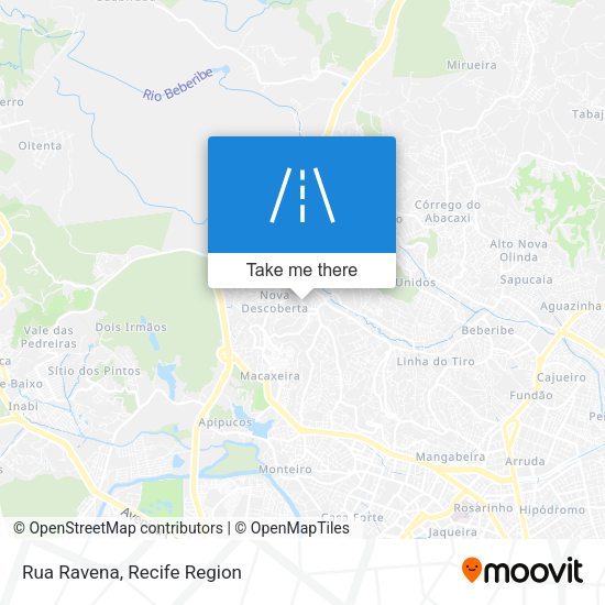 Rua Ravena map