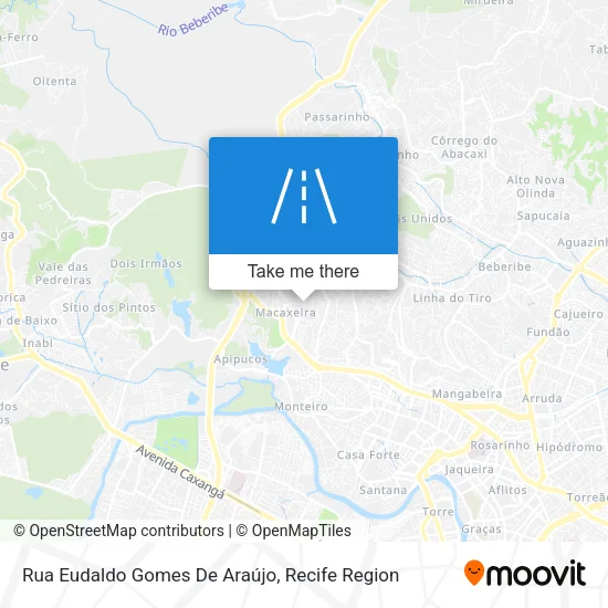 Rua Eudaldo Gomes De Araújo map