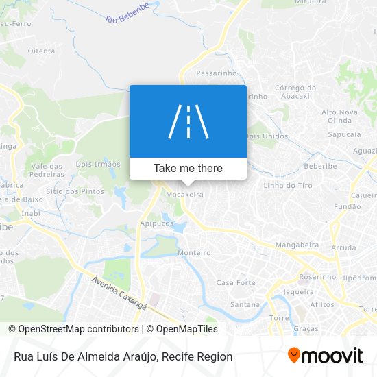 Rua Luís De Almeida Araújo map