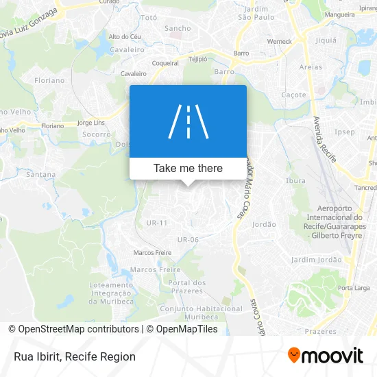 Rua Ibirit map