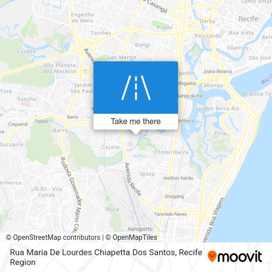 Rua Maria De Lourdes Chiapetta Dos Santos map