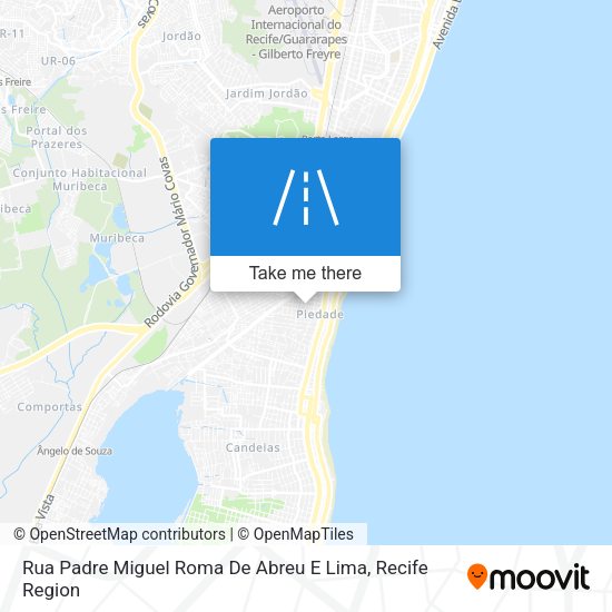 Rua Padre Miguel Roma De Abreu E Lima map