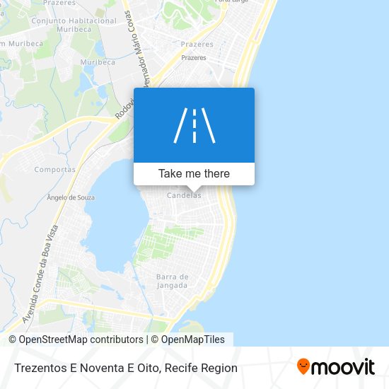 Trezentos E Noventa E Oito map