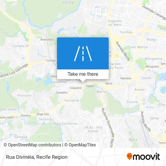 Rua Divinéia map