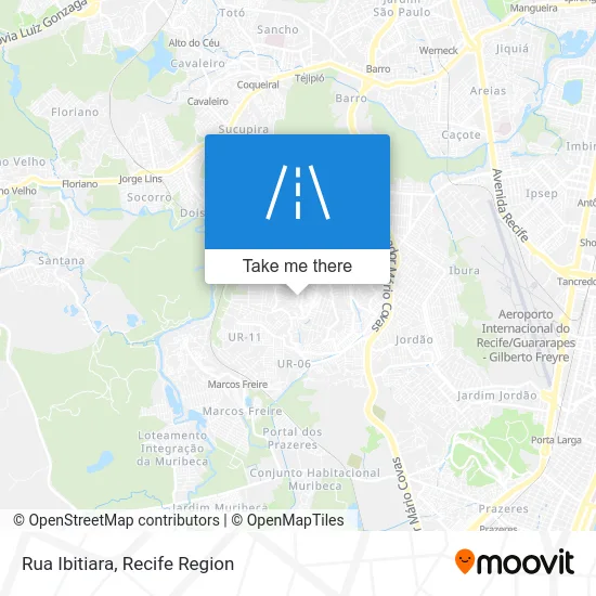 Rua Ibitiara map