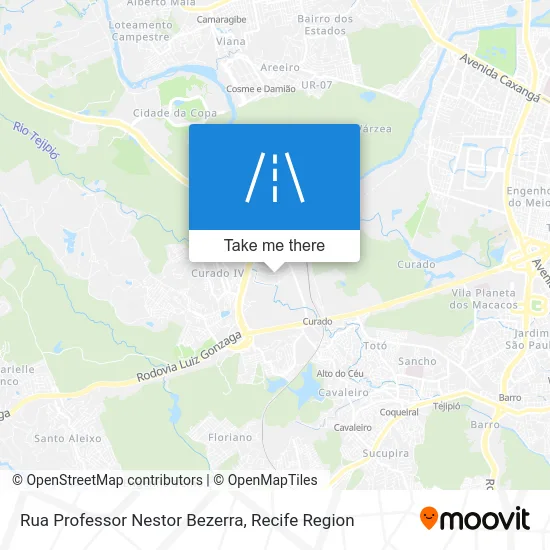 Rua Professor Nestor Bezerra map