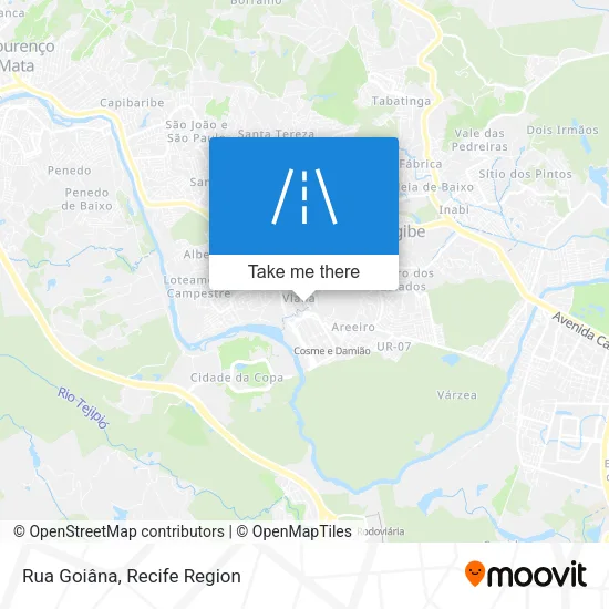 Rua Goiâna map