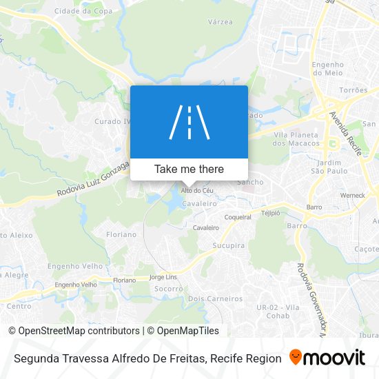 Segunda Travessa Alfredo De Freitas map