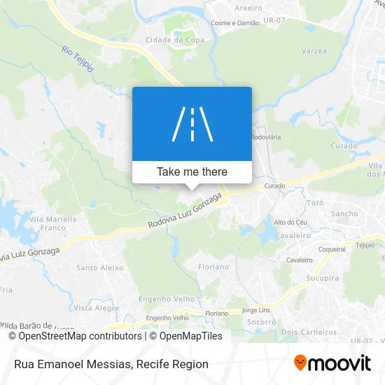 Rua Emanoel Messias map