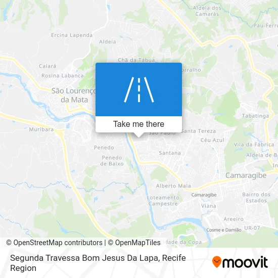 Segunda Travessa Bom Jesus Da Lapa map