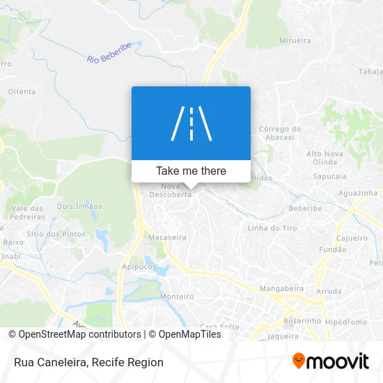 Rua Caneleira map