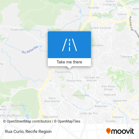 Rua Curio map