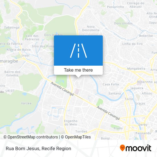 Rua Bom Jesus map