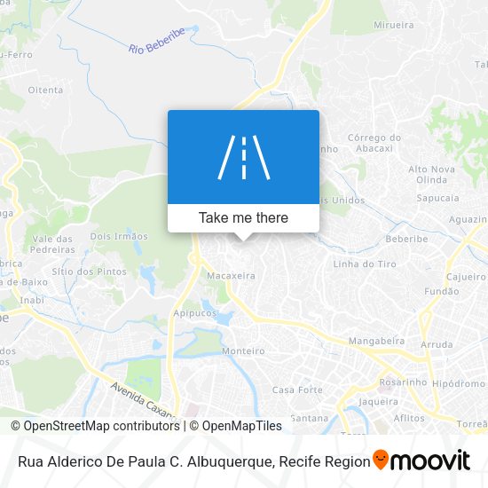 Rua Alderico De Paula C. Albuquerque map