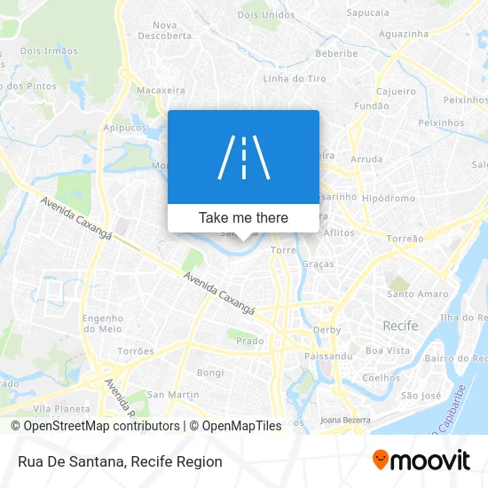 Rua De Santana map