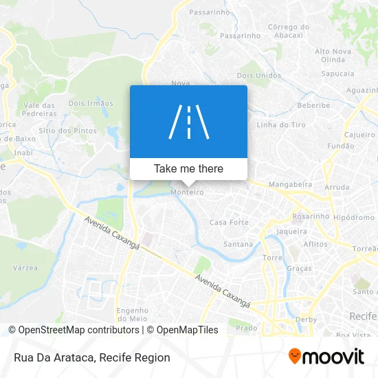 Rua Da Arataca map