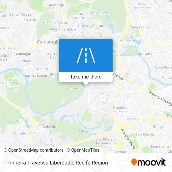 Primeira Travessa Liberdade map