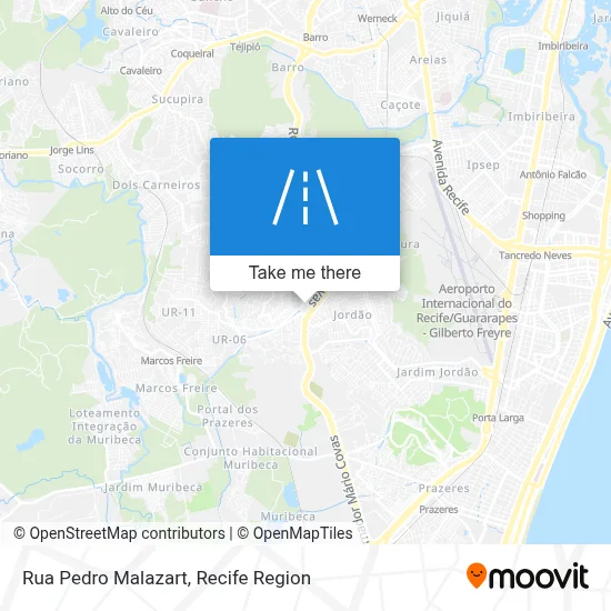 Rua Pedro Malazart map