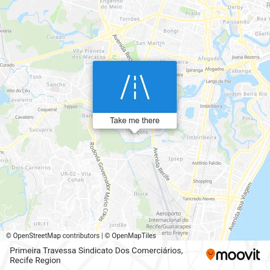 Primeira Travessa Sindicato Dos Comerciários map