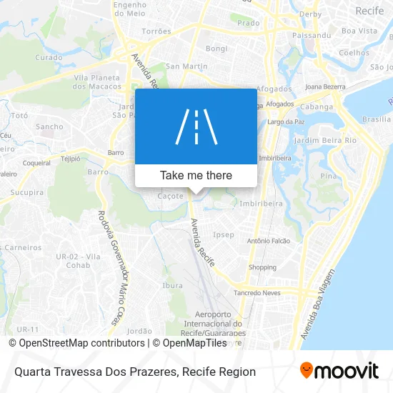 Quarta Travessa Dos Prazeres map