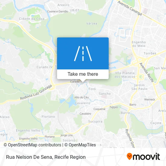 Rua Nelson De Sena map