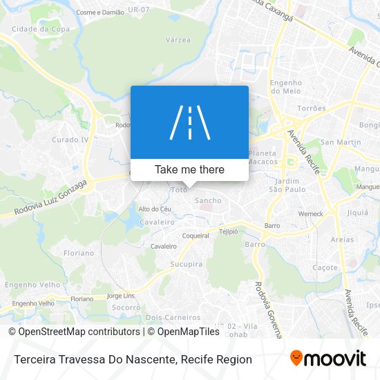 Terceira Travessa Do Nascente map